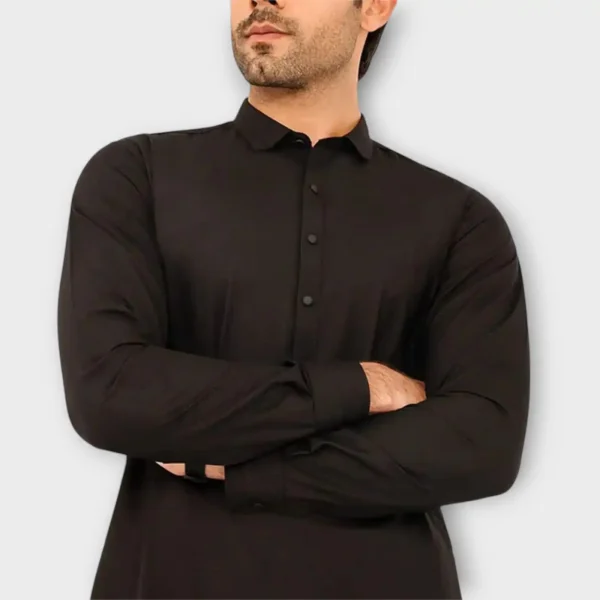 Black Shalwar Kameez for Men