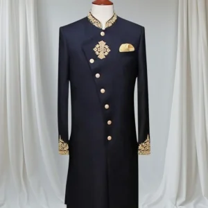 Regal Eclipse Embroidered Prince Coat
