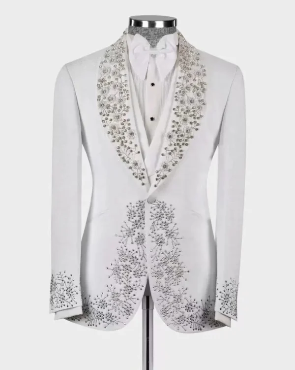 Lumina Crystal Embellished Dinner Jacket