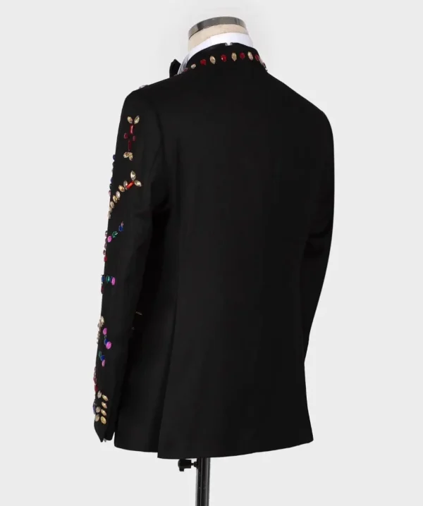 Starlight Cascade Embellished Dinner Jacket – TJMD-005 - Image 4