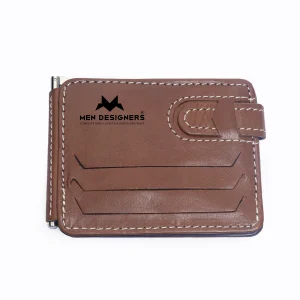 Brown Leather Card Holder Wallet