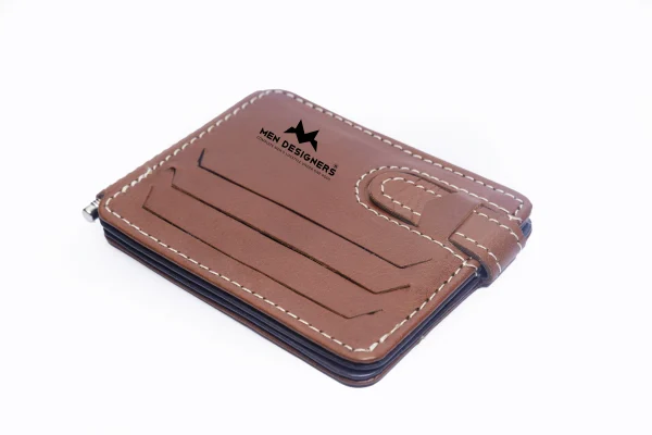 Leather Card Holder Wallet – Brown | LWMD-06 - Image 3