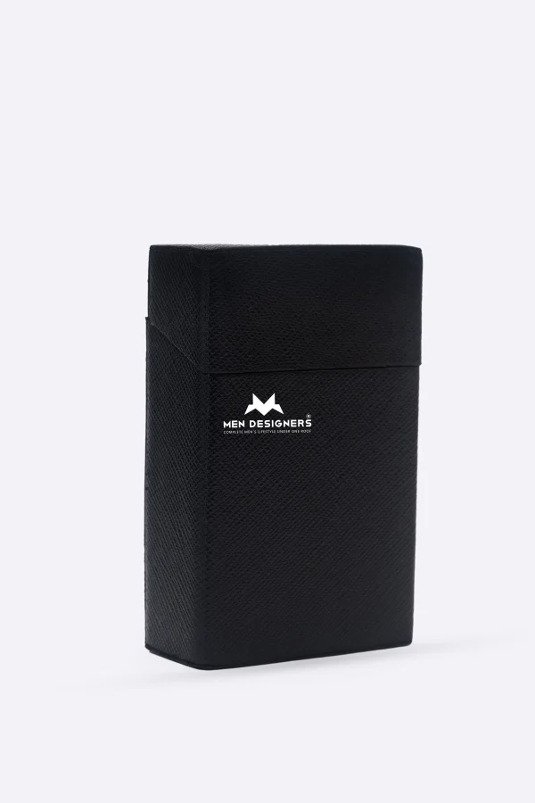 Men Designers Black Leather Wallet – LWMD-01 - Image 3