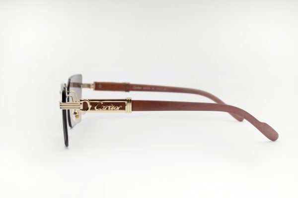 Cartier Sunglasses RBMD-03 – Gold Rimless Shades - Image 4