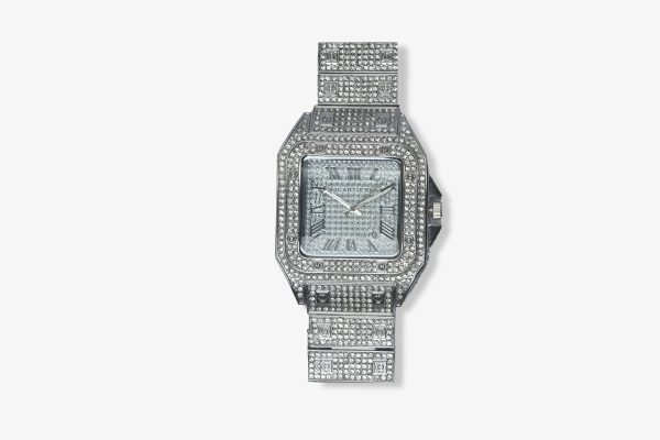 Men Designers Iced Out Square Face Watch – MDW-01 - Image 2
