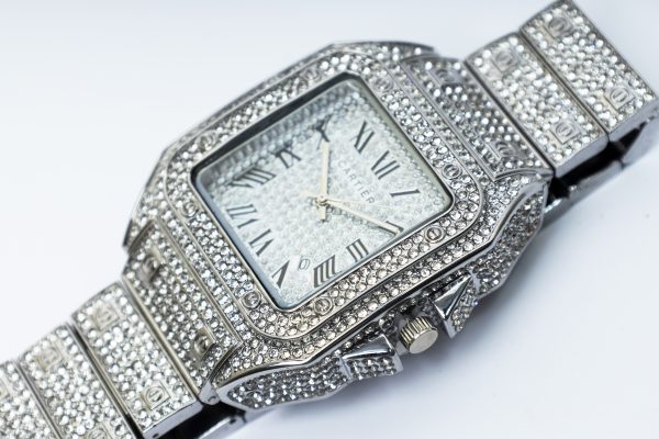 Iced Out Square Face Watch