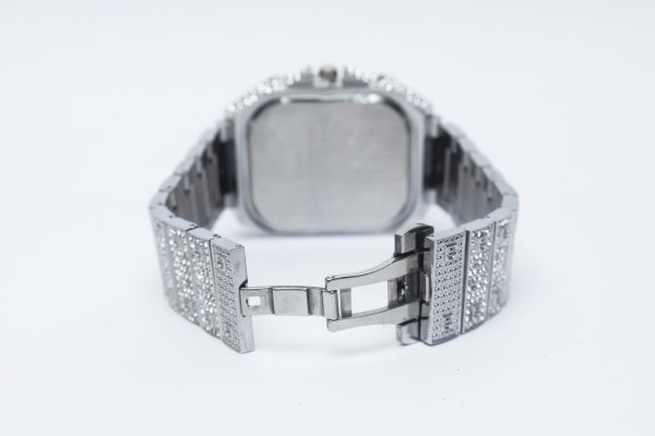 Men Designers Iced Out Square Face Watch – MDW-01 - Image 4