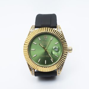 Men Designers Blue Wave Dial Watch