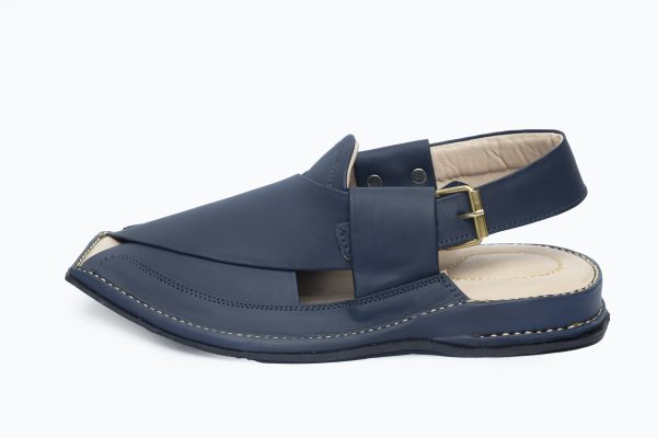 Navy Blue Peshawari Chappal for Men-MD-PC-003 - Image 3
