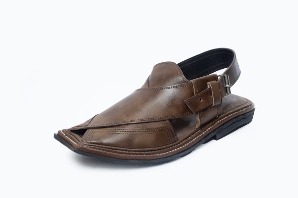 Brown Peshawari Chappal for Men-MD-PC-002 - Image 3