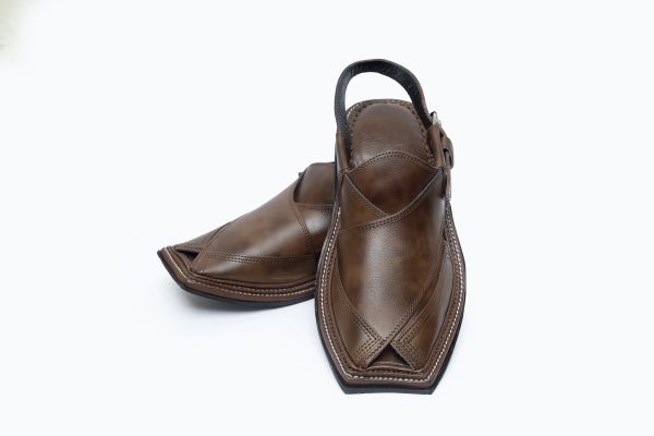 Brown Peshawari Chappal for Men-MD-PC-002 - Image 2