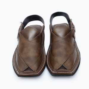 Brown Peshawari Chappal for Men