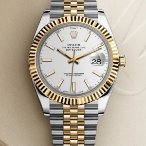 Rolex Datejust 41 Two-Tone White Dial